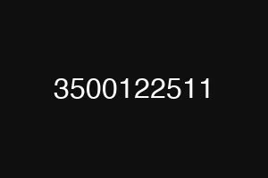 3500122511
