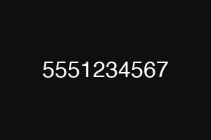 5551234567