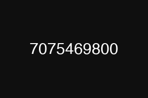 7075469800