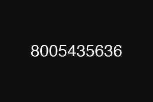 8005435636